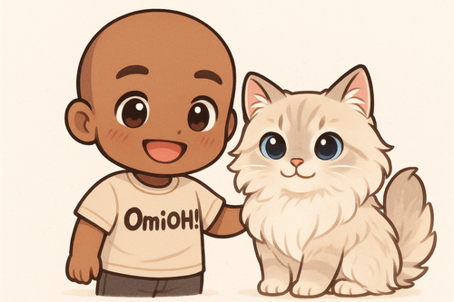 make the cat a light colored siberian 
